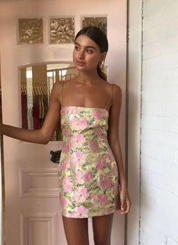 Bec & Bridge Meet You At The Disco Dress Floral Size 6 for rent on The Volte - image 1