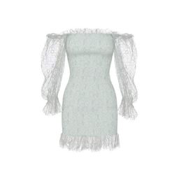 Alice McCall Amora Rouch Sage Mini Dress Size 6 for rent on The Volte - image 2
