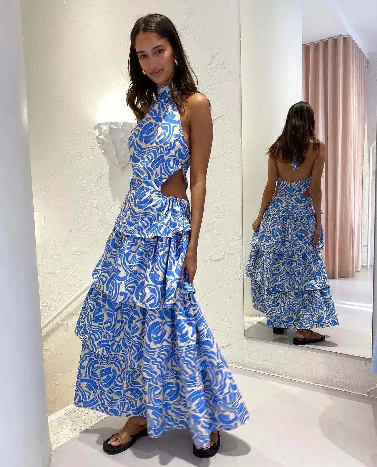 Coco & Lola - Ambra Maddalena Halter Neck Gown for rent on The Volte - main image