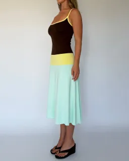 Blanch Lucy Midi Dress in Mirage Size 8 for rent on The Volte - image 2