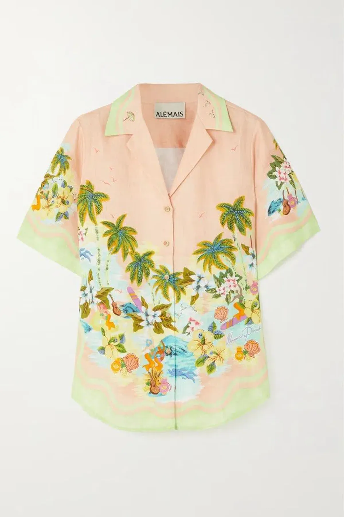 ALEMAIS MERMAID POINT SHIRT AND SHORT SET SIZE 8 - Image 6