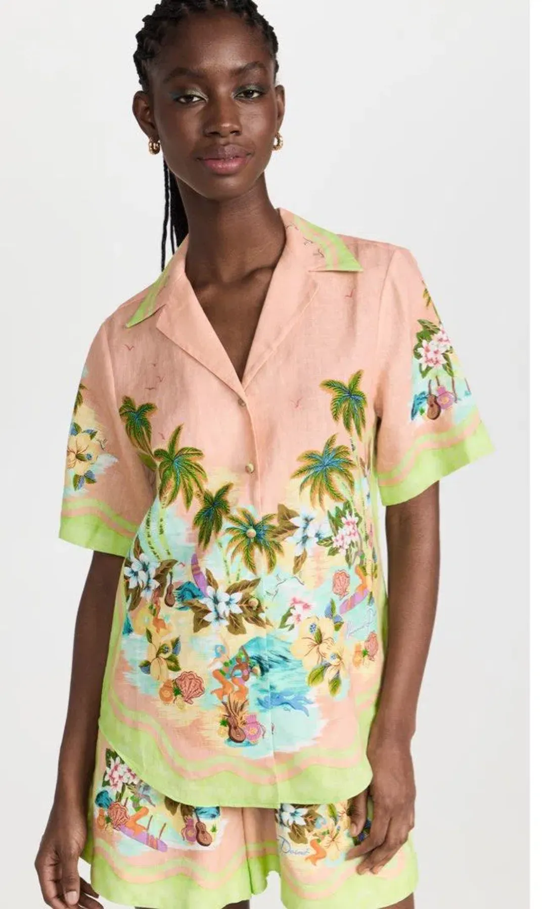 ALEMAIS MERMAID POINT SHIRT AND SHORT SET SIZE 8 for rent on The Volte - main image