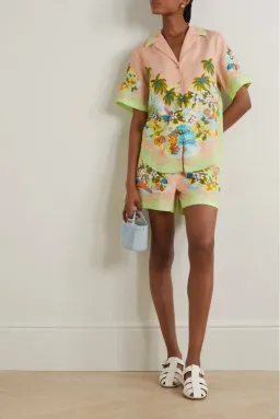 ALEMAIS MERMAID POINT SHIRT AND SHORT SET SIZE 8 for rent on The Volte - image 1