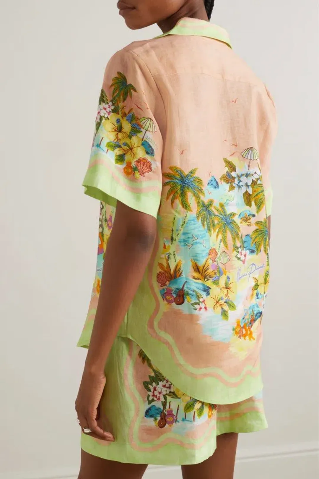 ALEMAIS MERMAID POINT SHIRT AND SHORT SET SIZE 8 for rent on The Volte - main image
