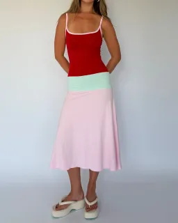 Blanch Lucy Midi Dress in Sorbet Size 8 for rent on The Volte - image 1