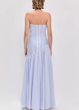 Aje Aquiline Gown in French Blue Size 10 for rent on The Volte - image 3