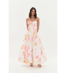 Aje Gracie Gown in Wildflowers Size AU4 for rent on The Volte - image 1