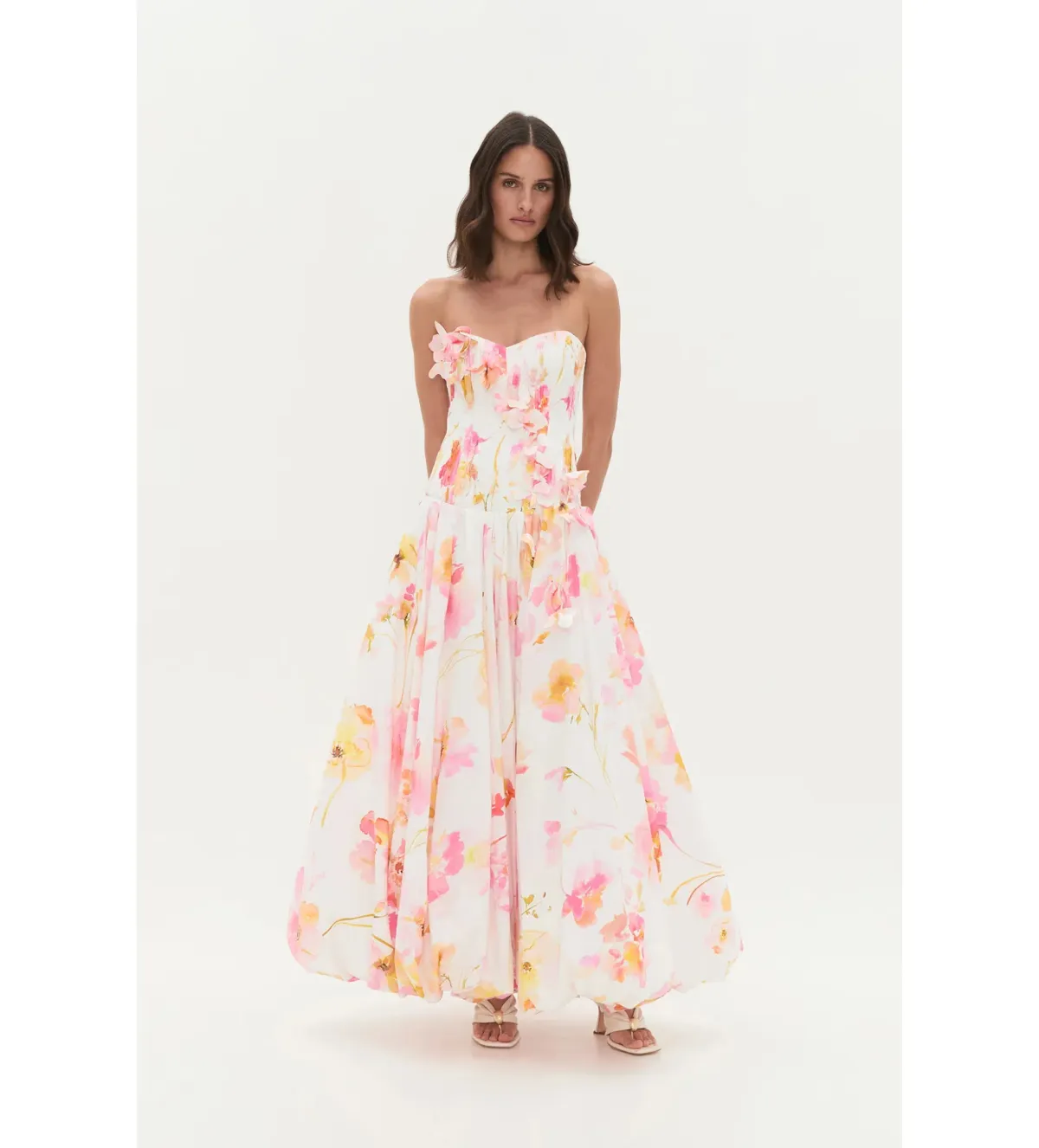 Aje Gracie Gown in Wildflowers Size AU6 - Image 1
