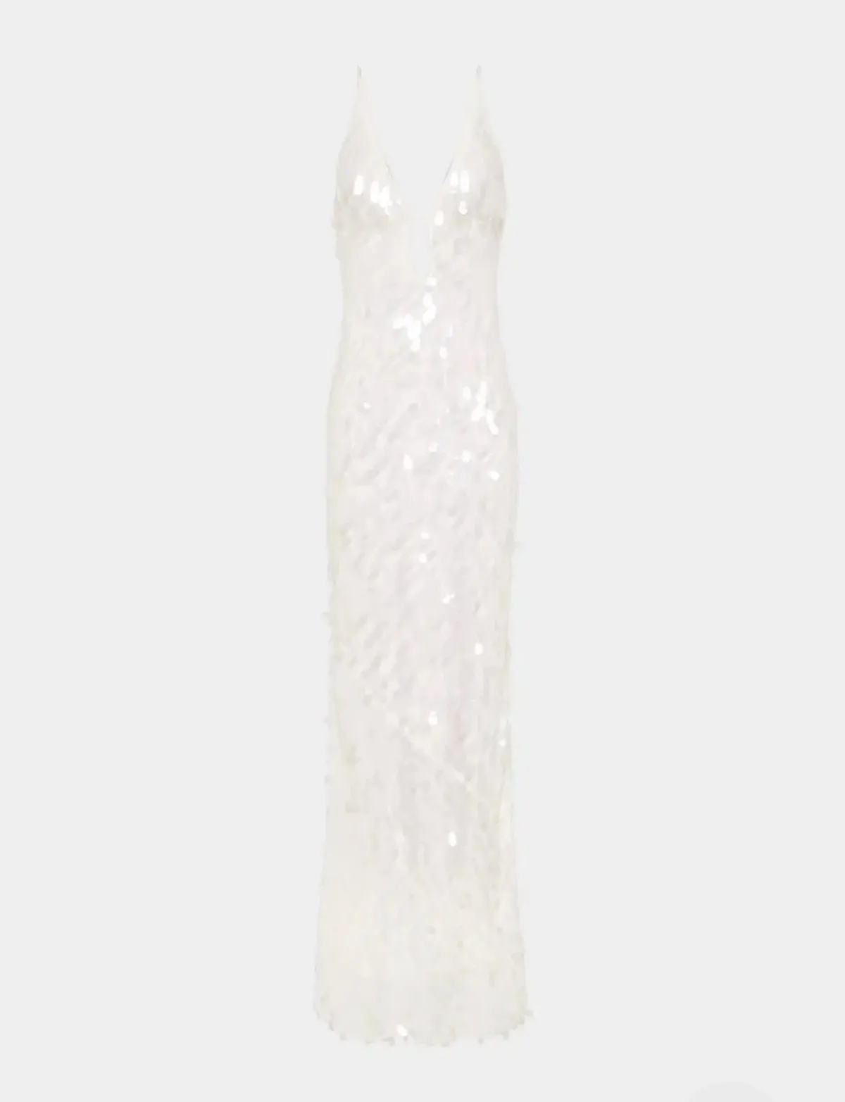 Sapphire sequin maxi dress in ivory - Image 2