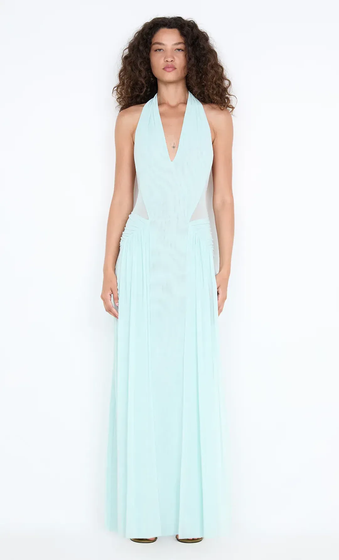 Bec & Bridge Juniper dress blue size 6 for rent on The Volte - main image