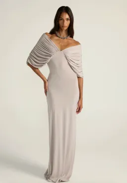 Ance Gria - Neve Dress in Grey Size M for rent on The Volte - image 2