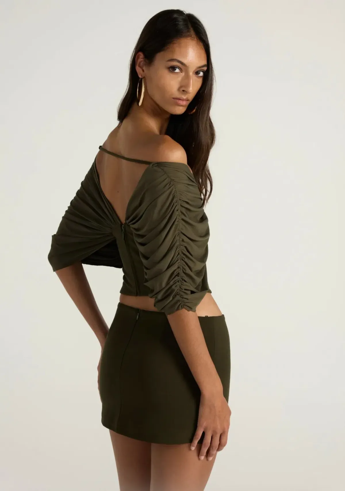 Ance Gria - Neve Mini Set in Olive Size S - Image 5