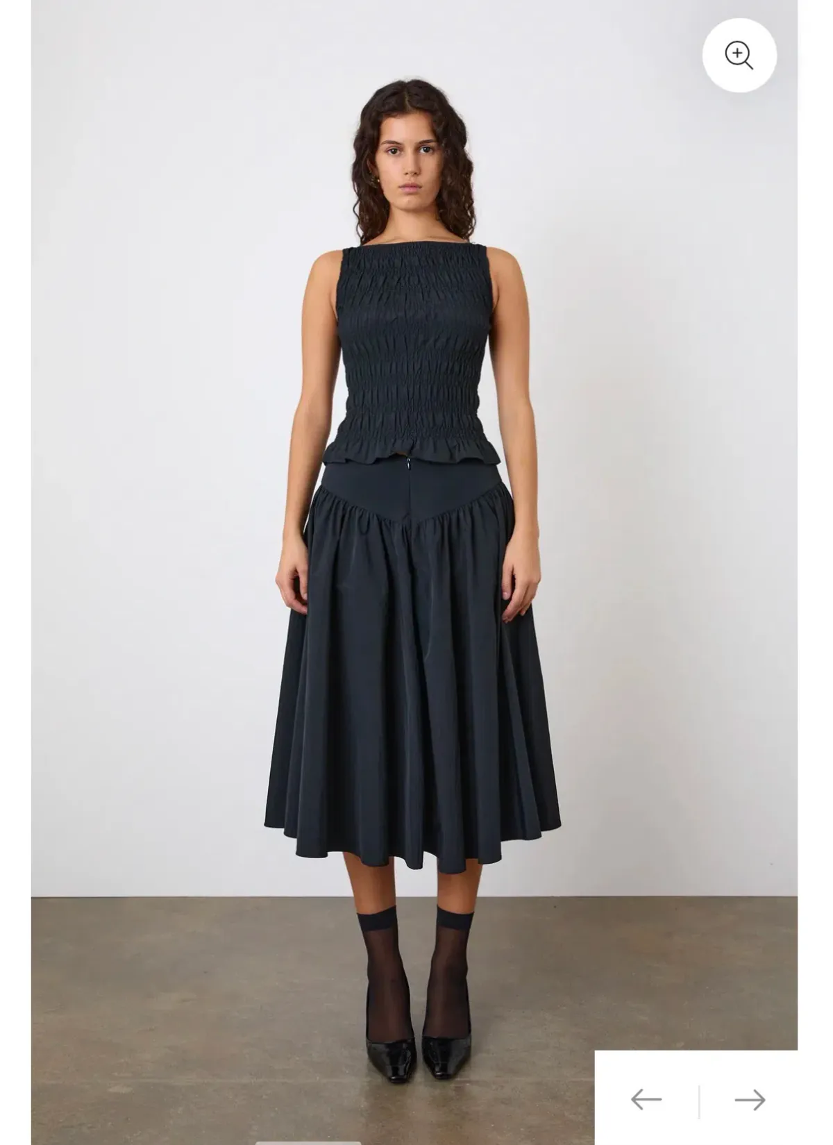 Peachy Den Deba Set in Black - Size Small - Image 2