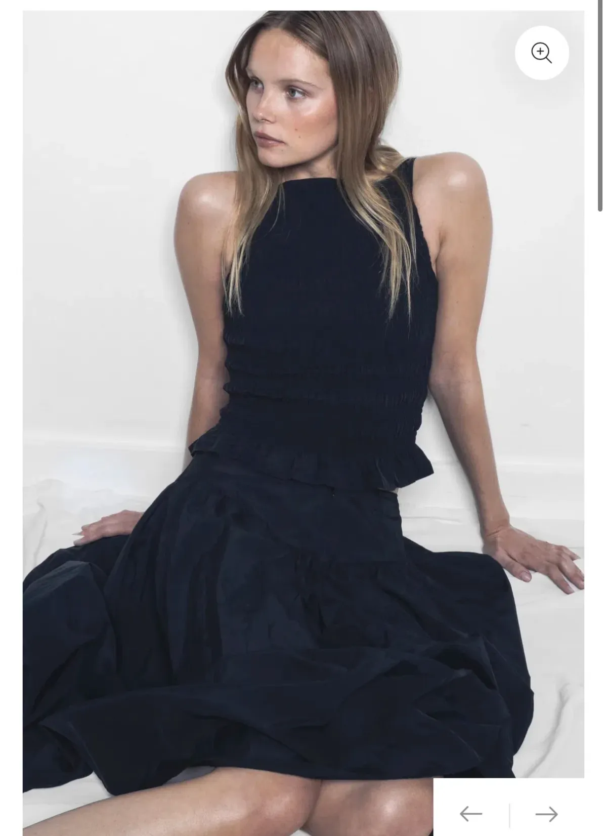Peachy Den Deba Set in Black - Size Small for rent on The Volte - main image