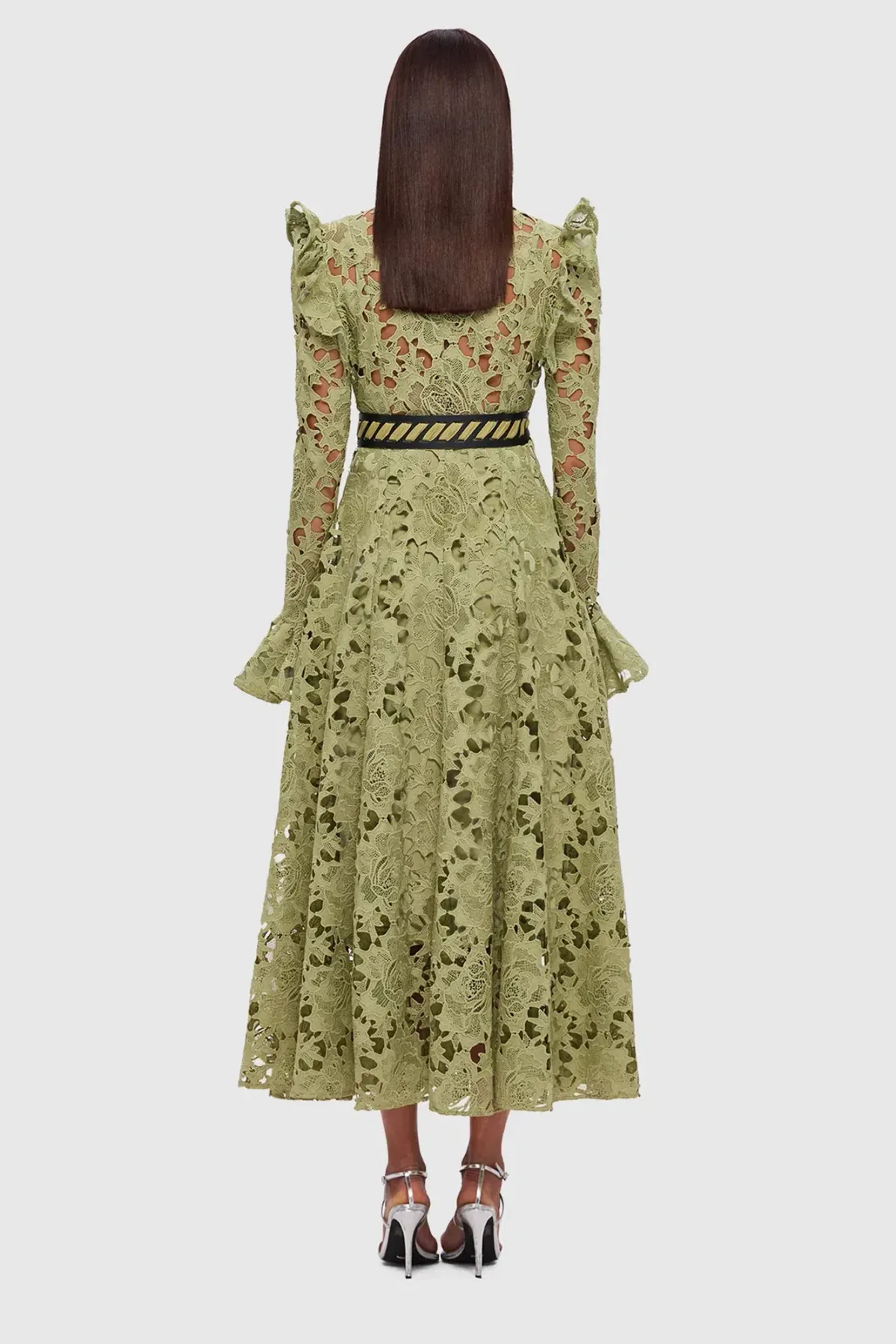 Leo Lin Aliya Lace Midi Dress - Image 4
