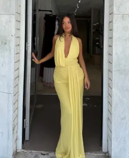 BEC AND BRIDGE CASSIS DRAPE MAXI DRESS SIZE 8 for rent on The Volte - image 1