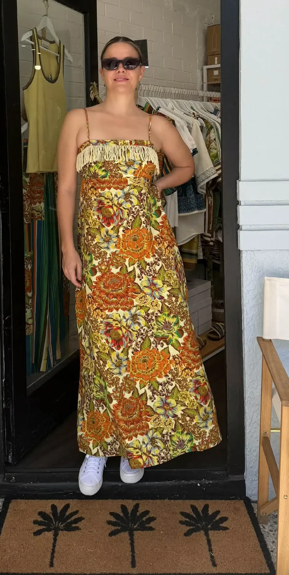 ALEMAIS LANA SQUARE DAY DRESS SIZE 14 - Image 1