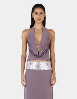 Ownley Aubergine Kyra Top & Francesca Skirt set size S for rent on The Volte - image 3