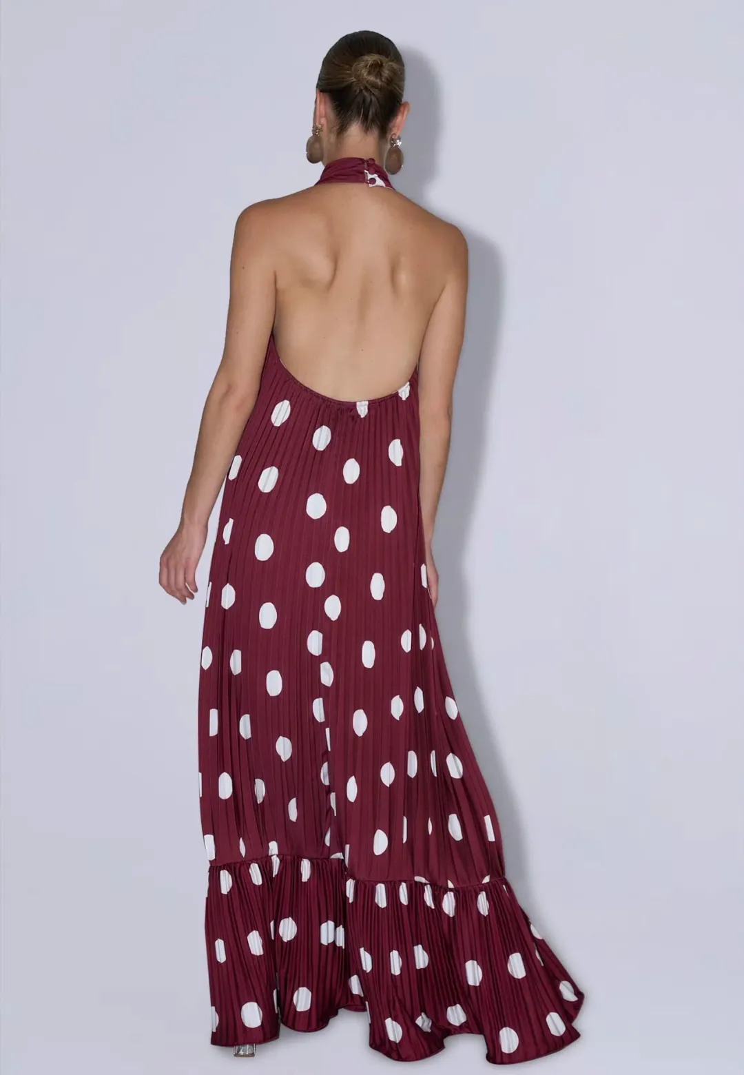 Lidee Libertie Gown size 6 Polka Wine for rent on The Volte - main image