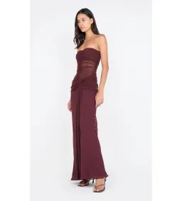 Bec & Bridge Noemi Strapless Gown in Plum Size AU8 for rent on The Volte - image 3