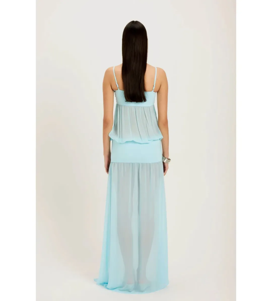 Ance Gria Romeo Gown in Aqua Size S/AU8 for rent on The Volte - main image