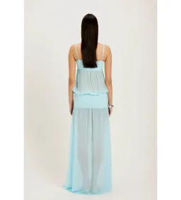 Ance Gria Romeo Gown in Aqua Size S/AU8 for rent on The Volte - image 2