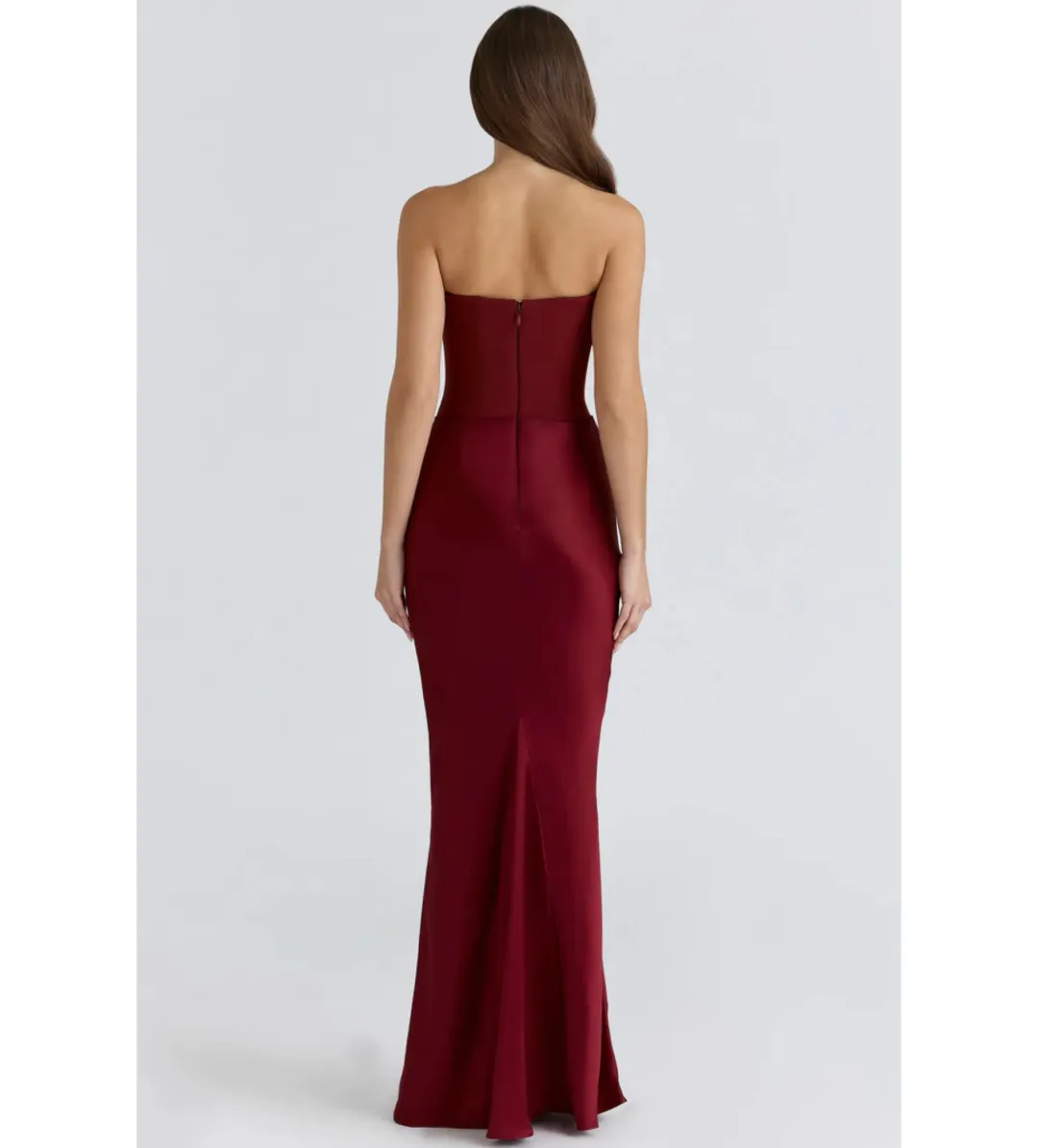 House of CB Persephone Dress in Wine Size L/AU12 for rent on The Volte - main image