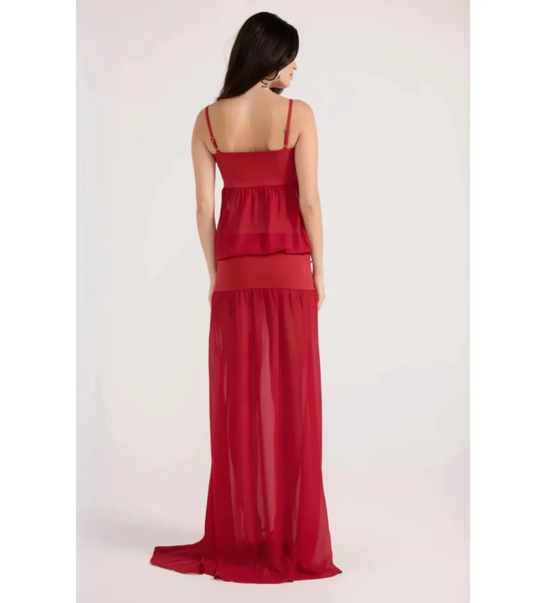 Ance Gria Romeo Gown in Red Size XS/AU6 for rent on The Volte - main image