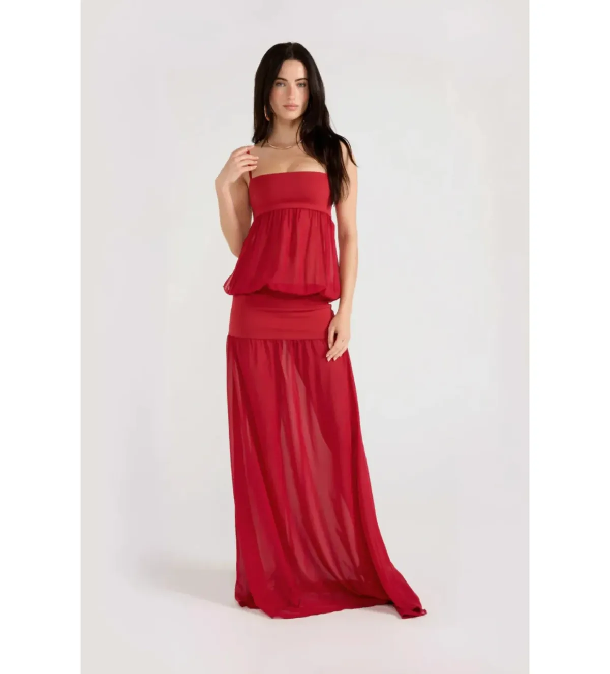 Ance Gria Romeo Gown in Red Size S/AU8 - Image 4