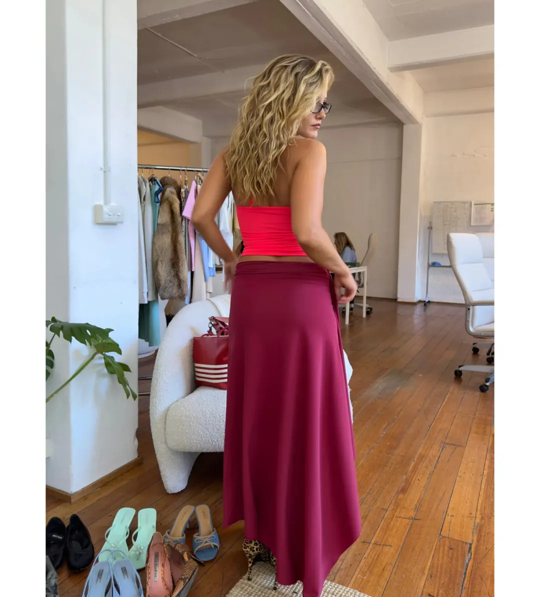 Mr Winston Jemima Set in Red Size S/M for rent on The Volte - main image