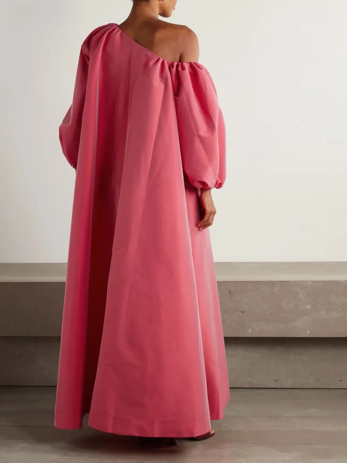 Nathalie off-the-shoulder taffeta gown - Image 3