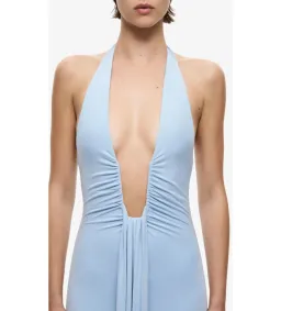 Misha Jennifer Cupro Maxi Dress in Cornflower Blue Size XS/AU6 for rent on The Volte - image 4