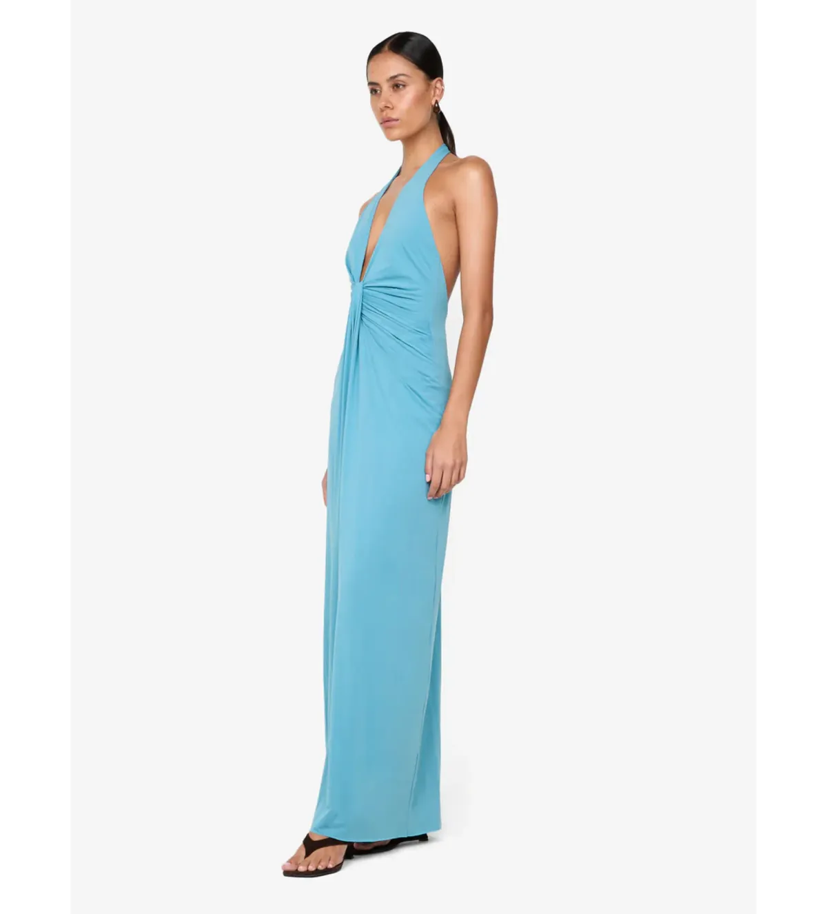 Bec & Bridge Tillie Drape Maxi Dress in Deep Seafoam Size AU8 - Image 2