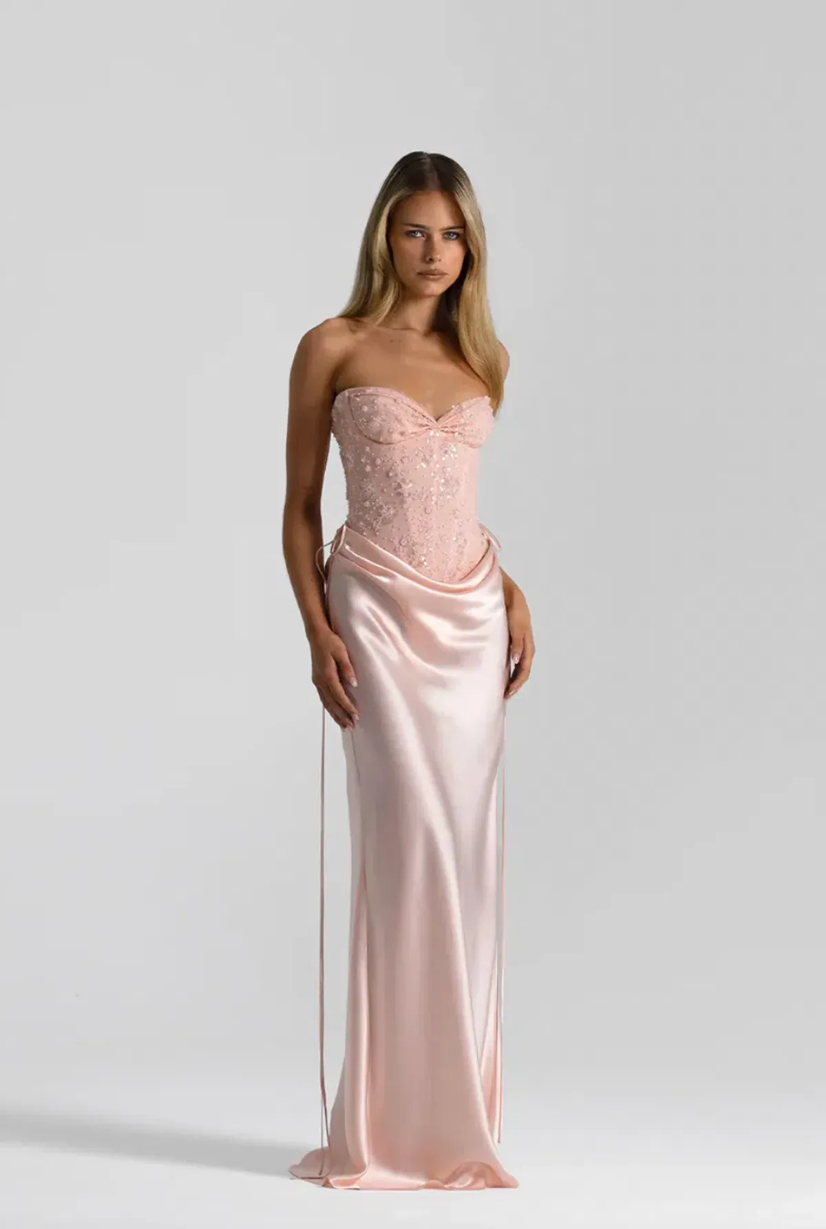 Natalie rolt, Verity Bustier & Evelyn Skirt Baby Pink, size 1 (au8) - Image 2