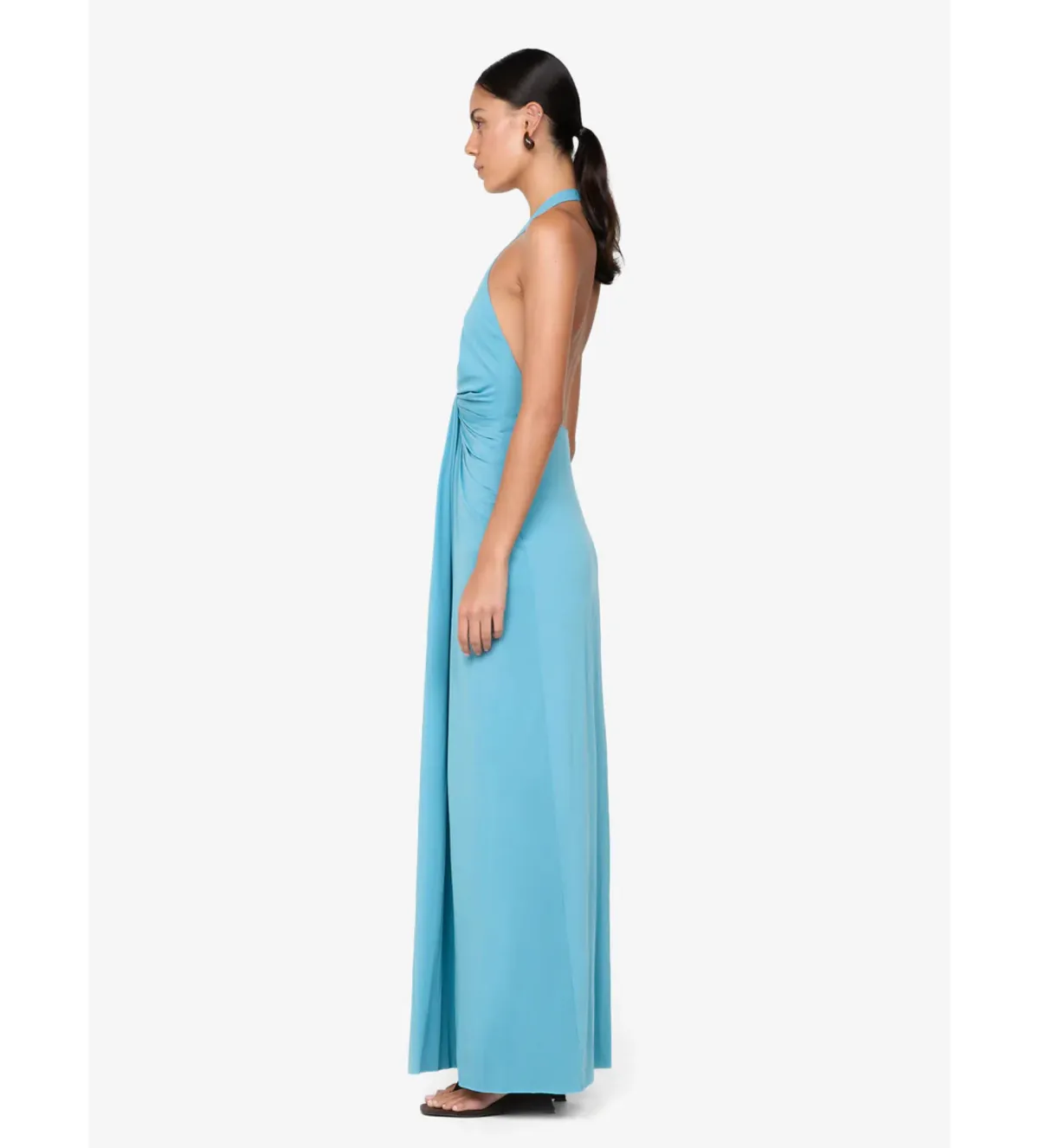 Bec & Bridge Tillie Drape Maxi Dress in Deep Seafoam Size AU12 - Image 4