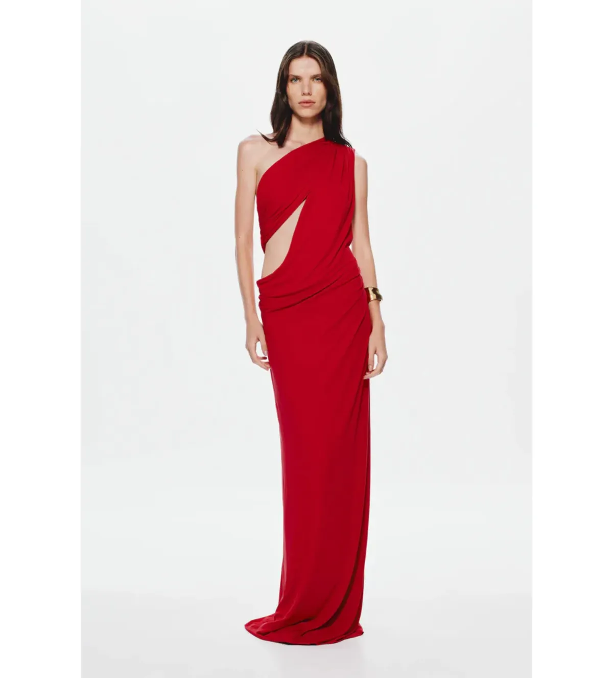 Misha Solstice Cupro Dress in Cherry Red Size S/AU8 - Image 1