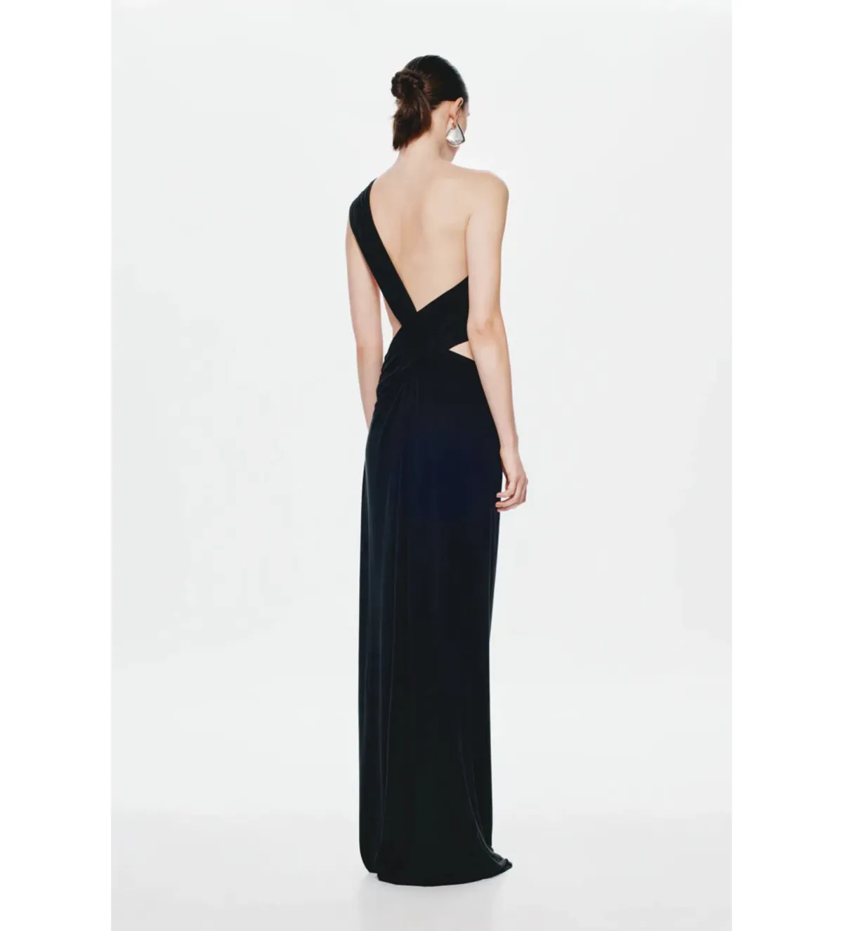 Misha Solstice Cupro Dress in Black Size S/AU8 - Image 2