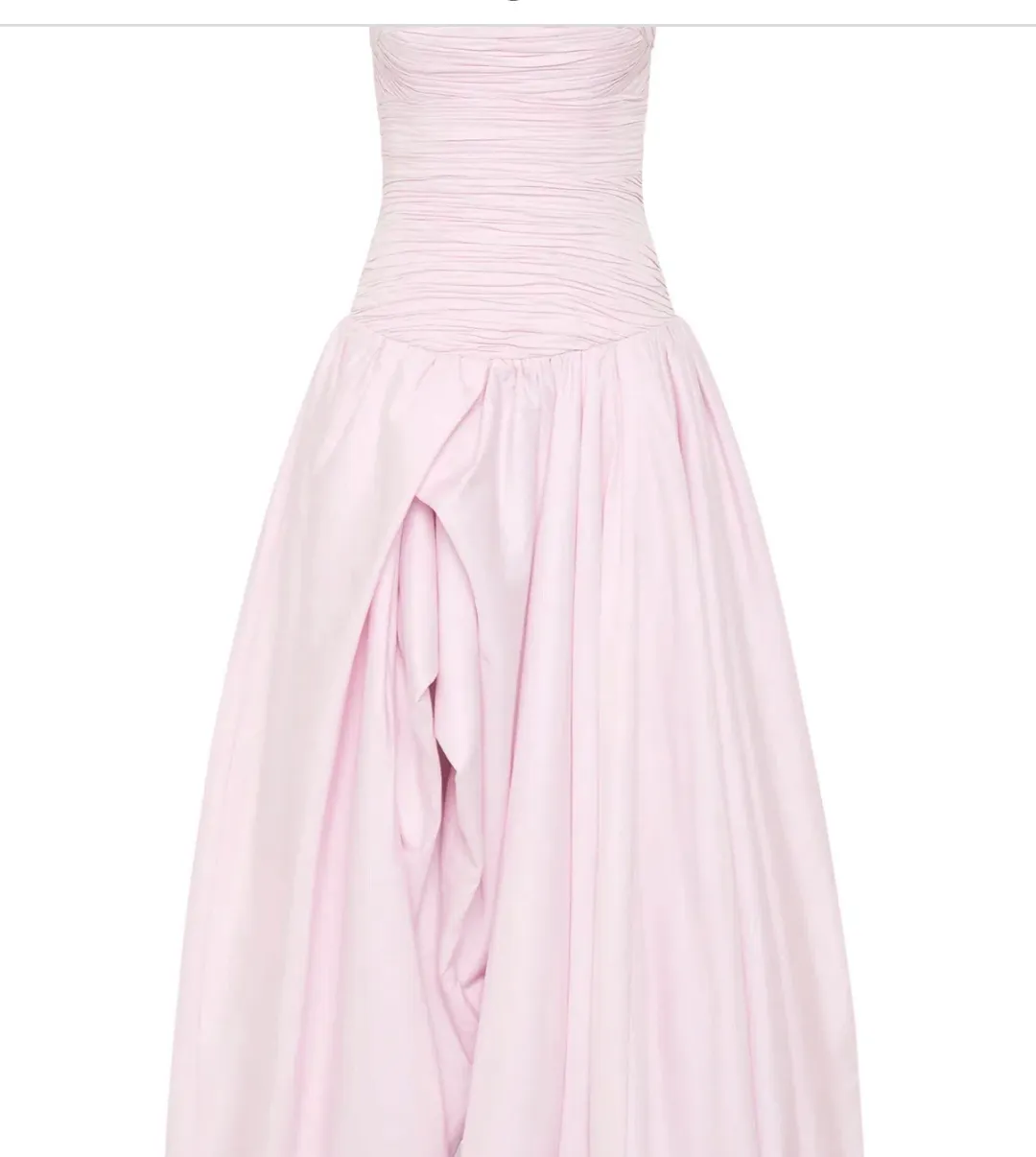 Violetta bubble hem maxi dress for rent on The Volte - main image