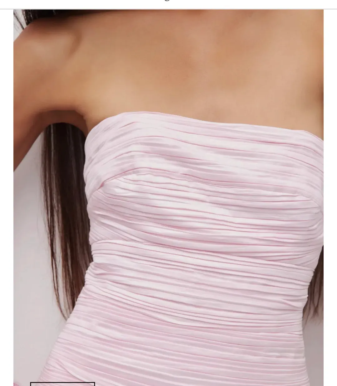 Violetta bubble hem maxi dress for rent on The Volte - main image