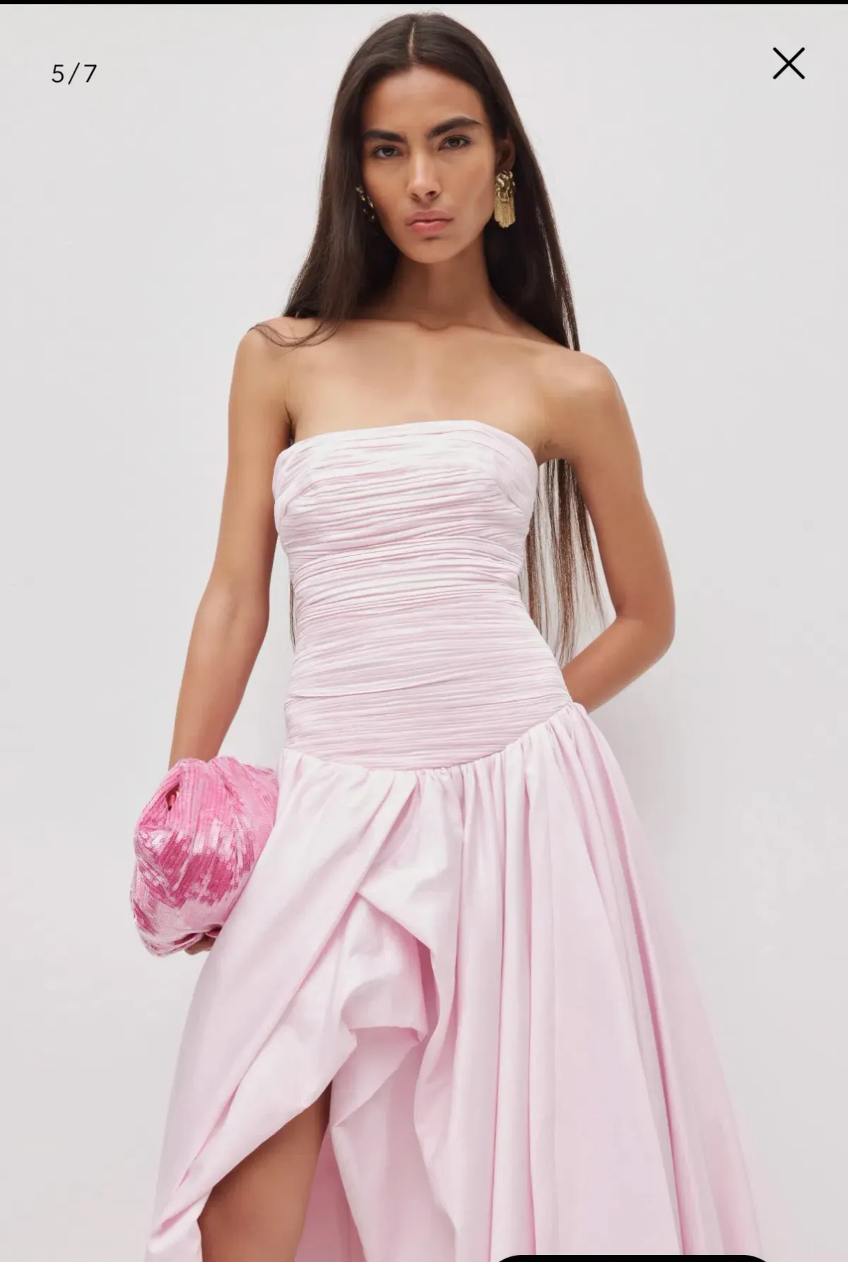 Violetta bubble hem maxi dress - Image 5