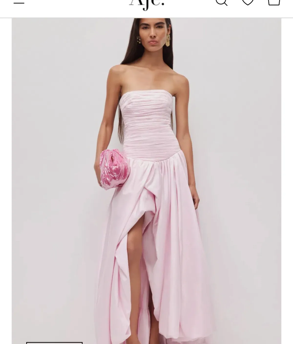 Violetta bubble hem maxi dress - Image 2