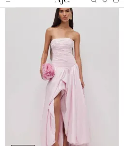 Violetta bubble hem maxi dress for rent on The Volte - image 2