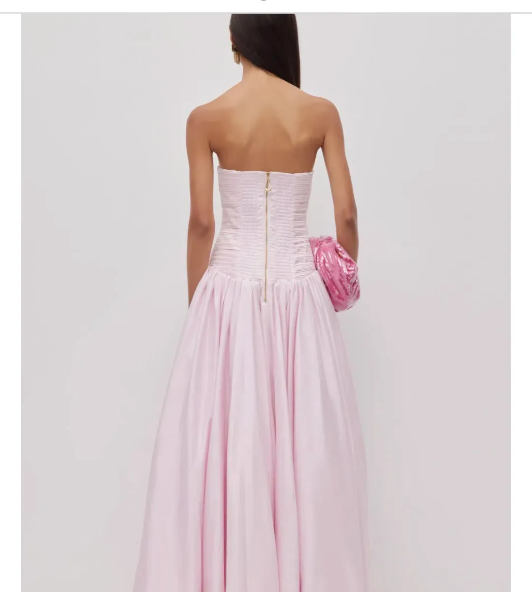 Violetta bubble hem maxi dress for rent on The Volte - main image