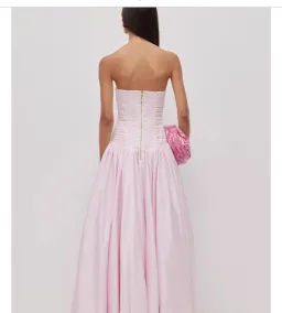 Violetta bubble hem maxi dress for rent on The Volte - image 8