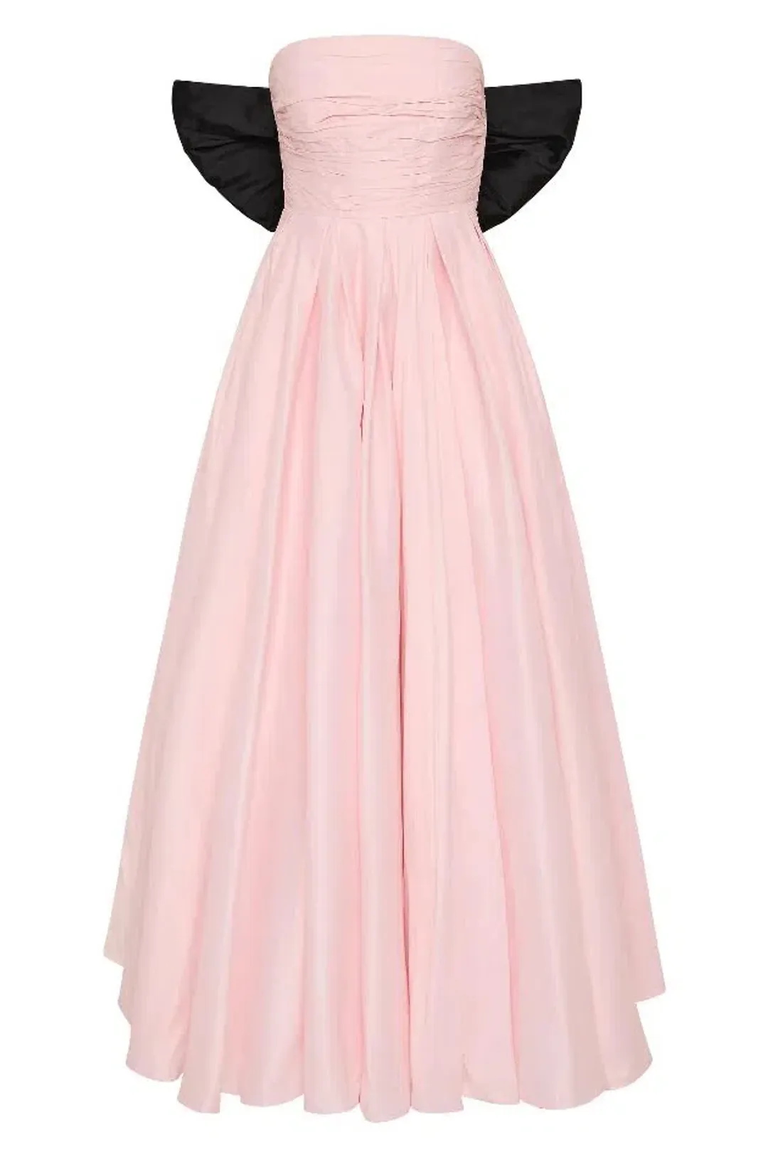 💕 New AJE Thea Bow Gown in Pink Tint & Black- Size 12 AU Maxi Dress 💕 for rent on The Volte - main image