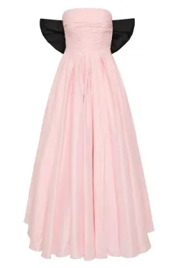 💕 New AJE Thea Bow Gown in Pink Tint & Black- Size 12 AU Maxi Dress 💕 for rent on The Volte - image 5