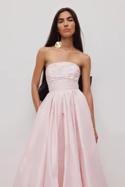 💕 New AJE Thea Bow Gown in Pink Tint & Black- Size 12 AU Maxi Dress 💕 for rent on The Volte - image 4