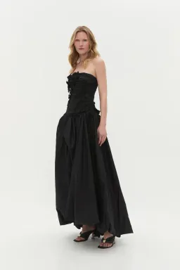 🖤 NEW AJE Splendour Flower Gown – Black – Size 10 AU Maxi Dress 🖤 for rent on The Volte - image 5