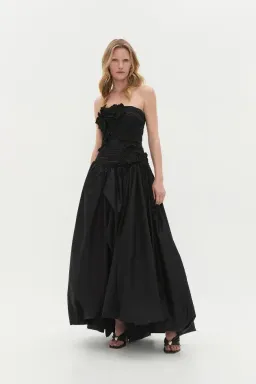 🖤 NEW AJE Splendour Flower Gown – Black – Size 10 AU Maxi Dress 🖤 for rent on The Volte - image 2
