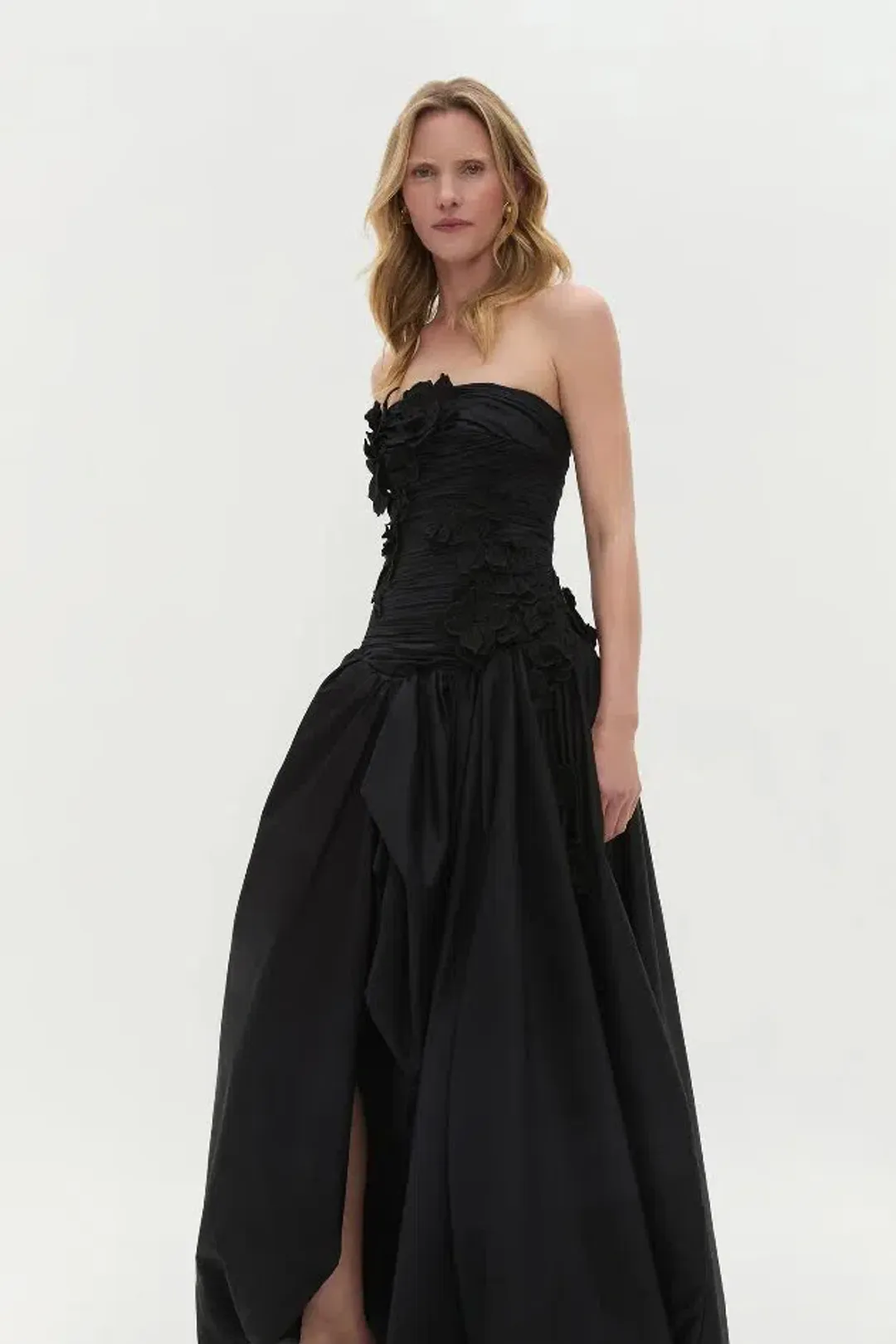 🖤 NEW AJE Splendour Flower Gown – Black – Size 10 AU Maxi Dress 🖤 for rent on The Volte - main image